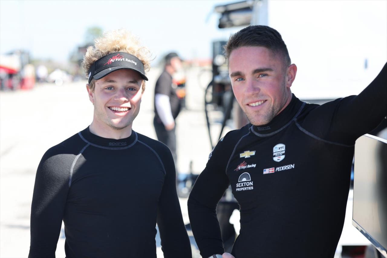 Santino Ferrucci and Benjamin Pedersen - Sebring International Raceway Test - By: Chris Owens -- Photo by: Chris Owens